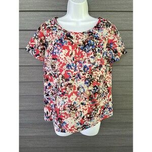 J Crew Small Multicolor short sleeve blouse 28.9661